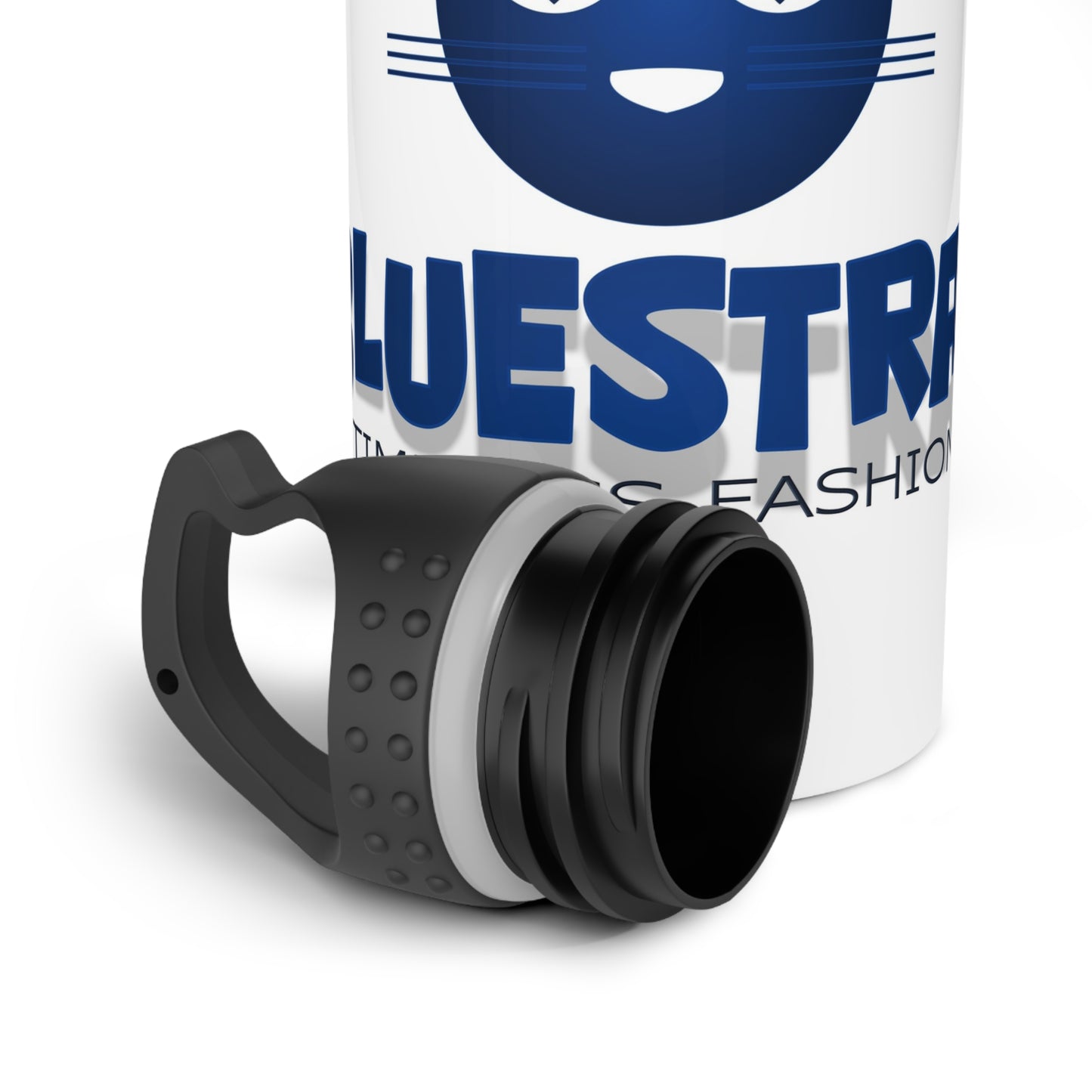 Bluestray Cat Stainless Steel Water Bottle — Timeless Fashion Logo