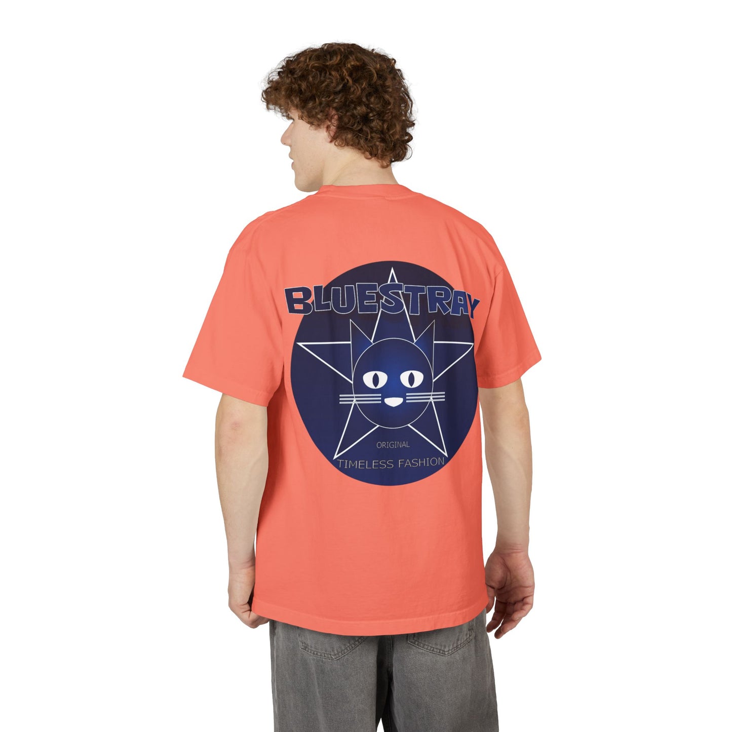 Bluestray Star Cat T-Shirt — Retro Graphic Tee