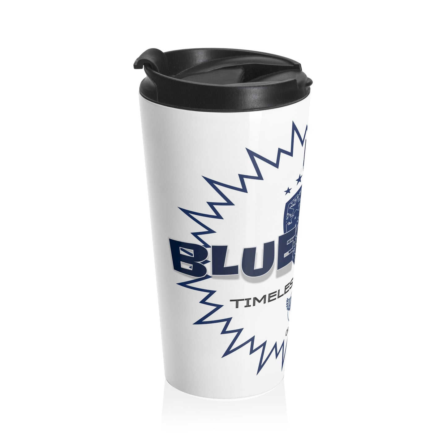 Travel Mug — Bluestray Cat Crest "Bluestro" Stainless Steel Tumbler