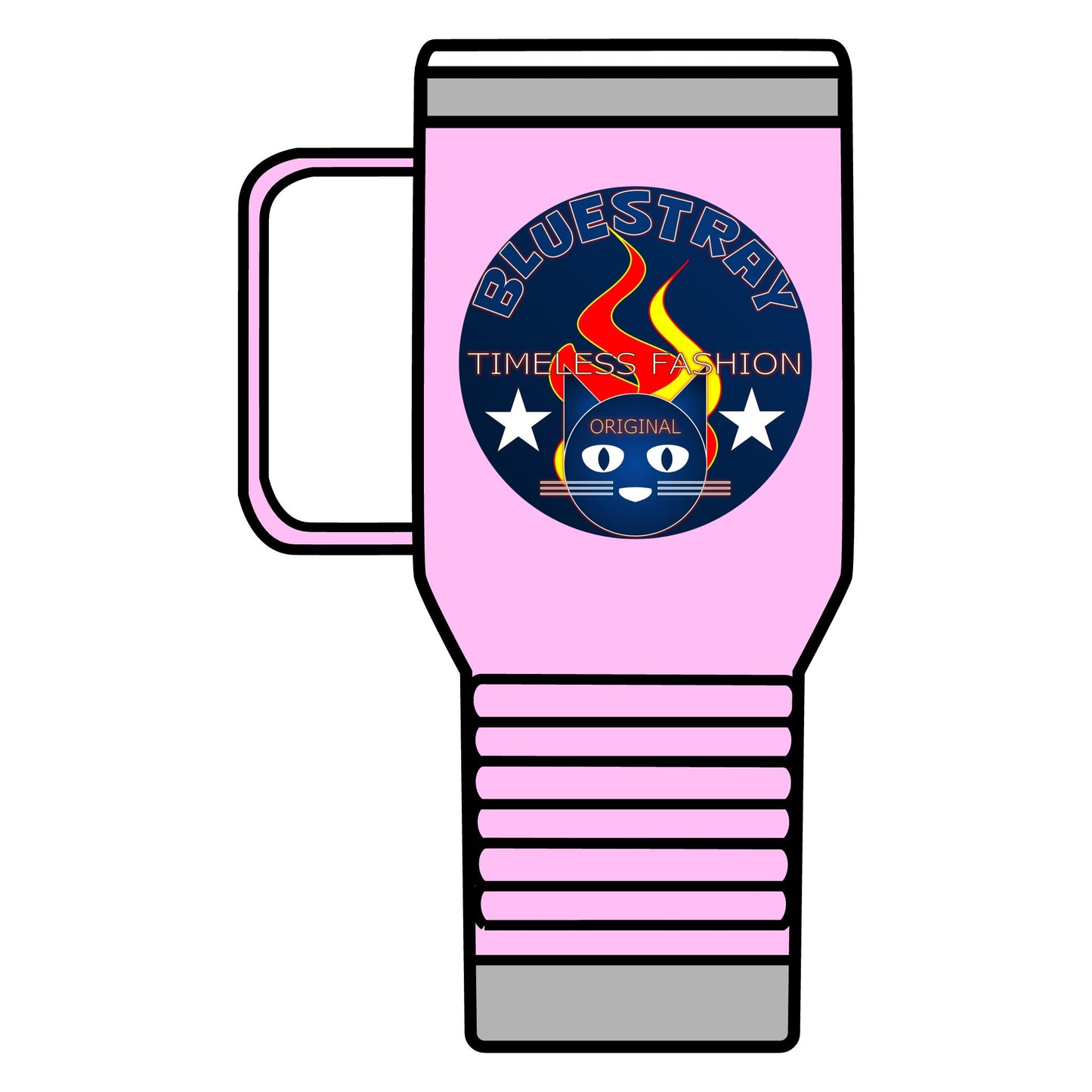 Travel Mug — Bluestray ‘Timeless Fashion’ Cat Logo 20oz Insulated Tumbler