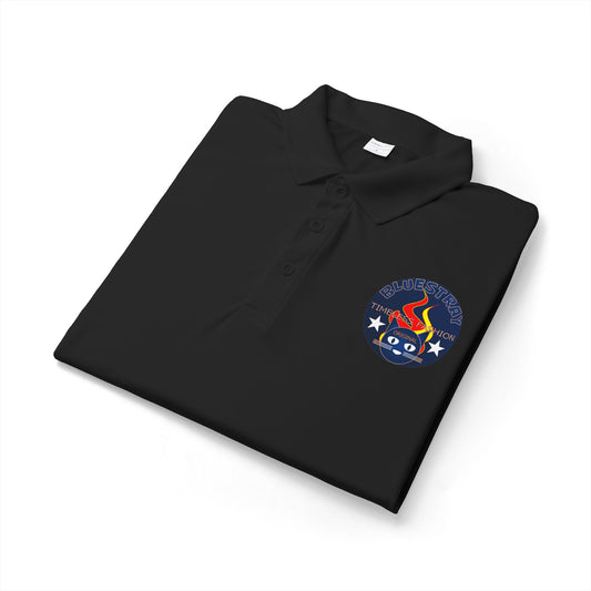 Embroidered Firefighter Patch Polo — Men’s Bluestray Performance Work Shirt