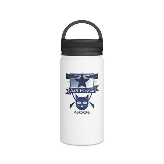 Bluestray Star Cat Stainless Steel Water Bottle — Insulated Travel Bottle with Handle Lid
