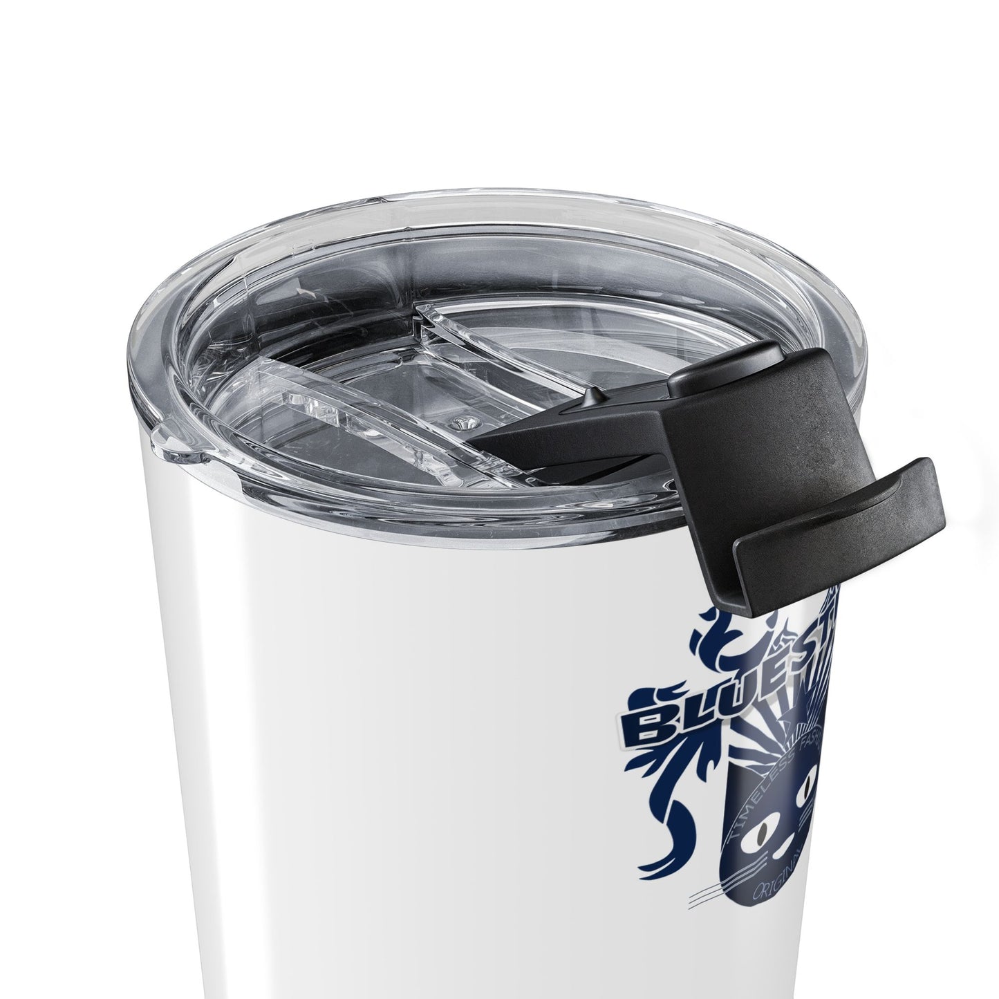 Bluestray Crest 20oz Tumbler — Insulated Travel Cup with Navy Cat Crest