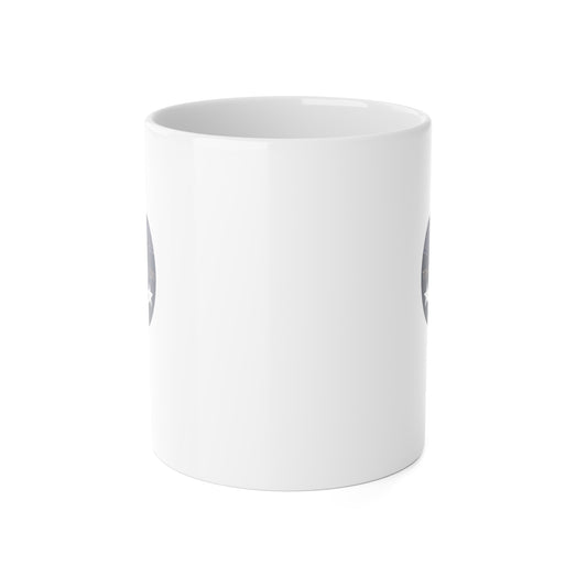 Bluestray Retro Flame Cat Ceramic Mug — 11oz Coffee Cup