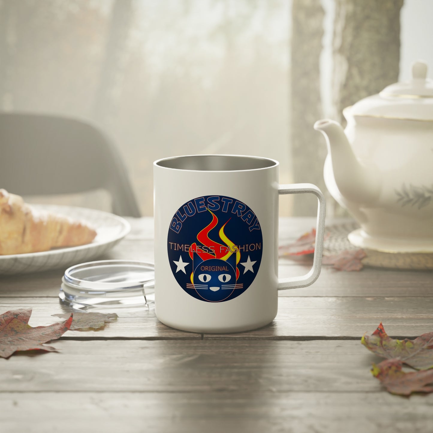 10oz Insulated Coffee Mug — Patriotic Bluestray Design