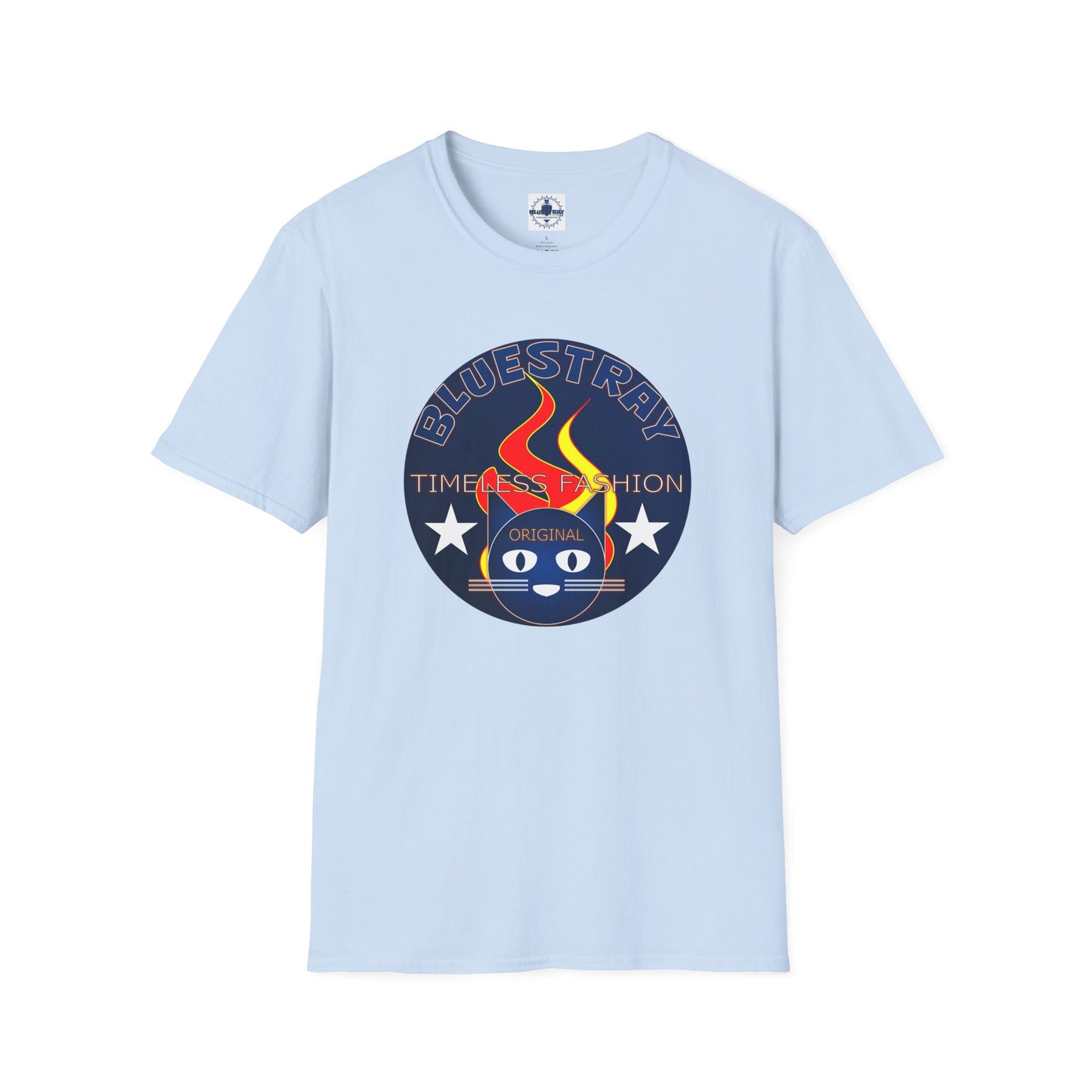 T-Shirt — Bluestary Timeless Fashion Graphic Tee (Flame Logo)