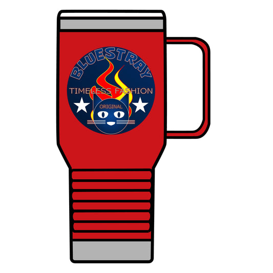 Travel Mug — Bluestray ‘Timeless Fashion’ Cat Logo 20oz Insulated Tumbler