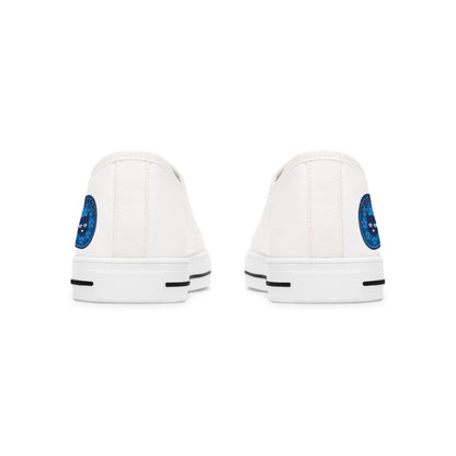 White Women's Low Top Bluestray Sneakers — Classic Casual Canvas Shoes