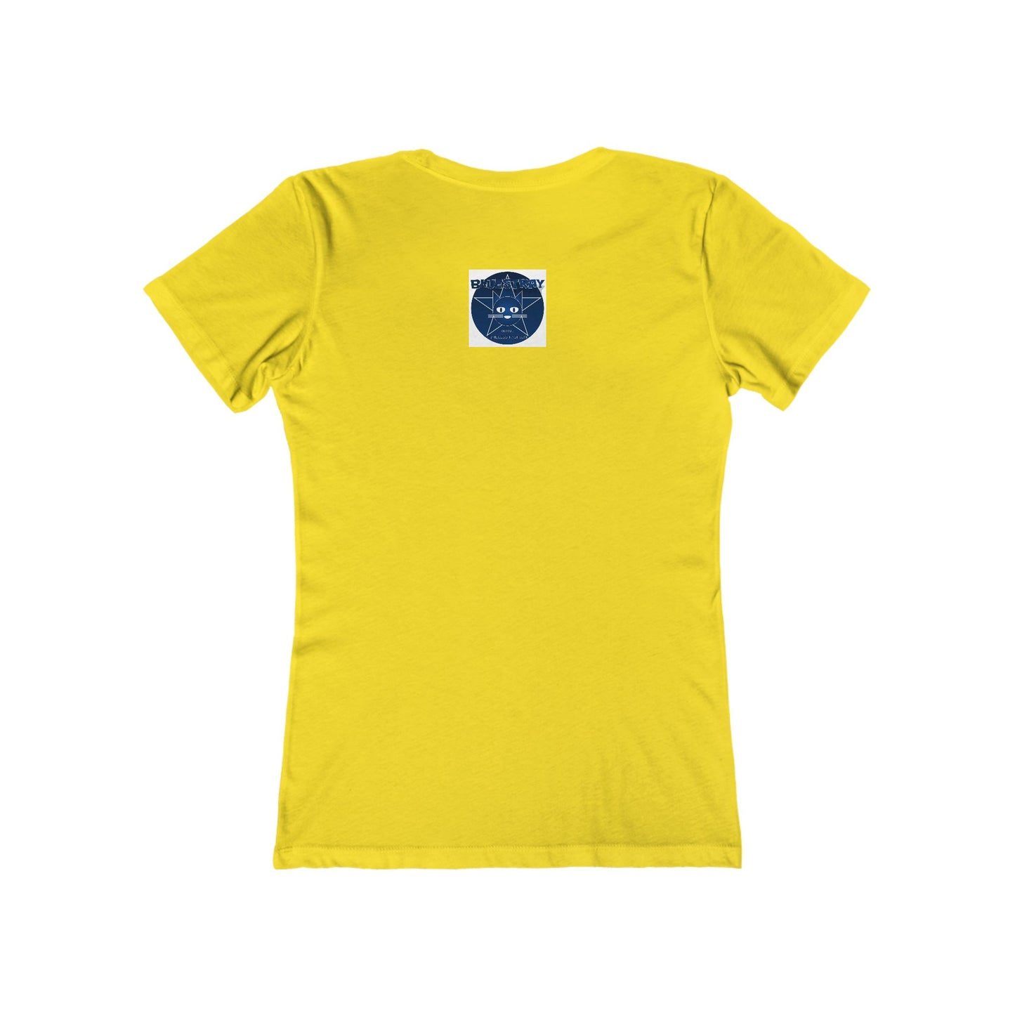 Cat Star Graphic Tee — "Bluestray" Women's Boyfriend T‑Shirt