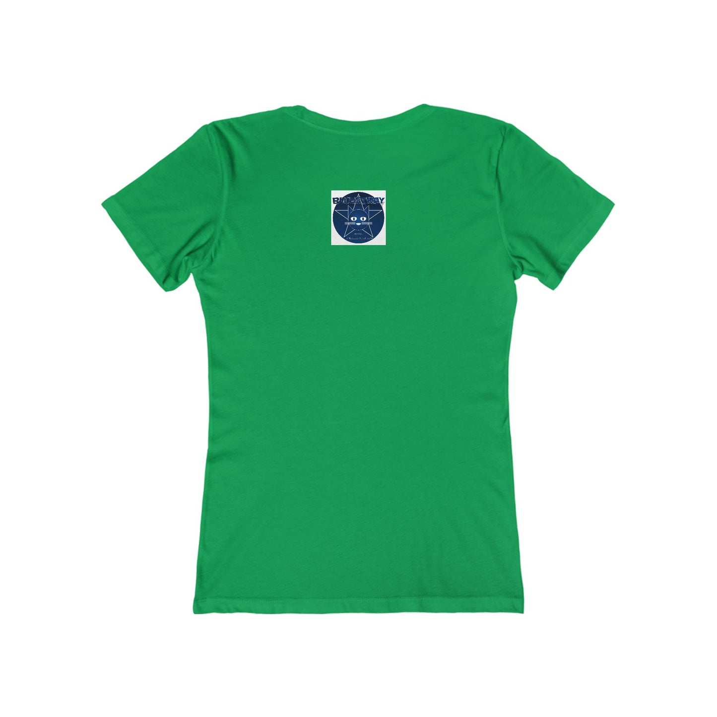 Cat Star Graphic Tee — "Bluestray" Women's Boyfriend T‑Shirt