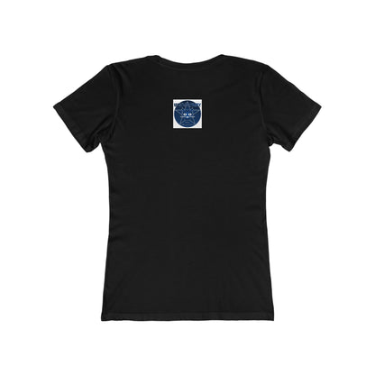 Cat Star Graphic Tee — "Bluestray" Women's Boyfriend T‑Shirt
