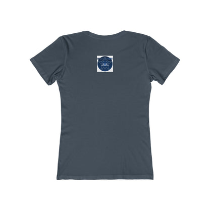 Cat Star Graphic Tee — "Bluestray" Women's Boyfriend T‑Shirt