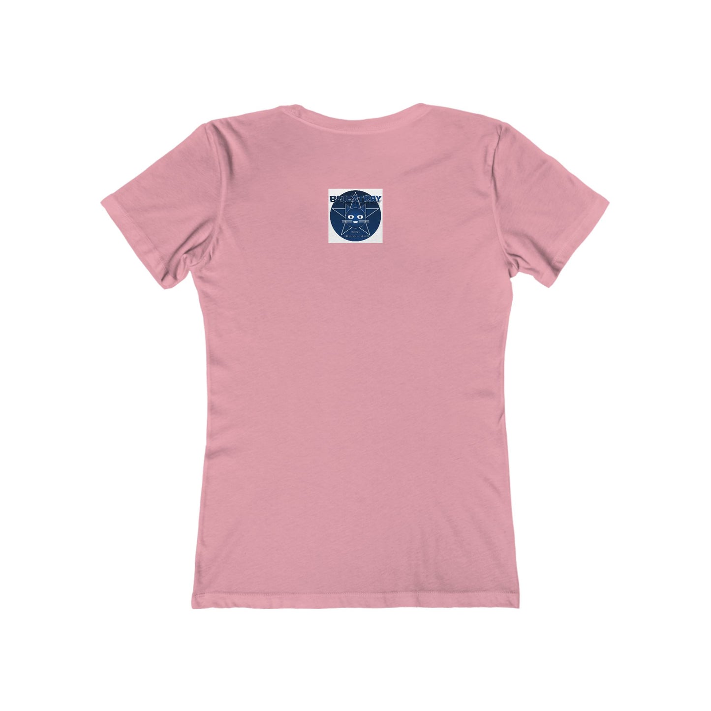 Cat Star Graphic Tee — "Bluestray" Women's Boyfriend T‑Shirt