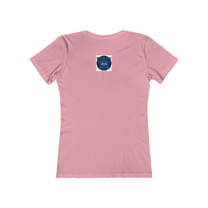 Cat Star Graphic Tee — "Bluestray" Women's Boyfriend T‑Shirt