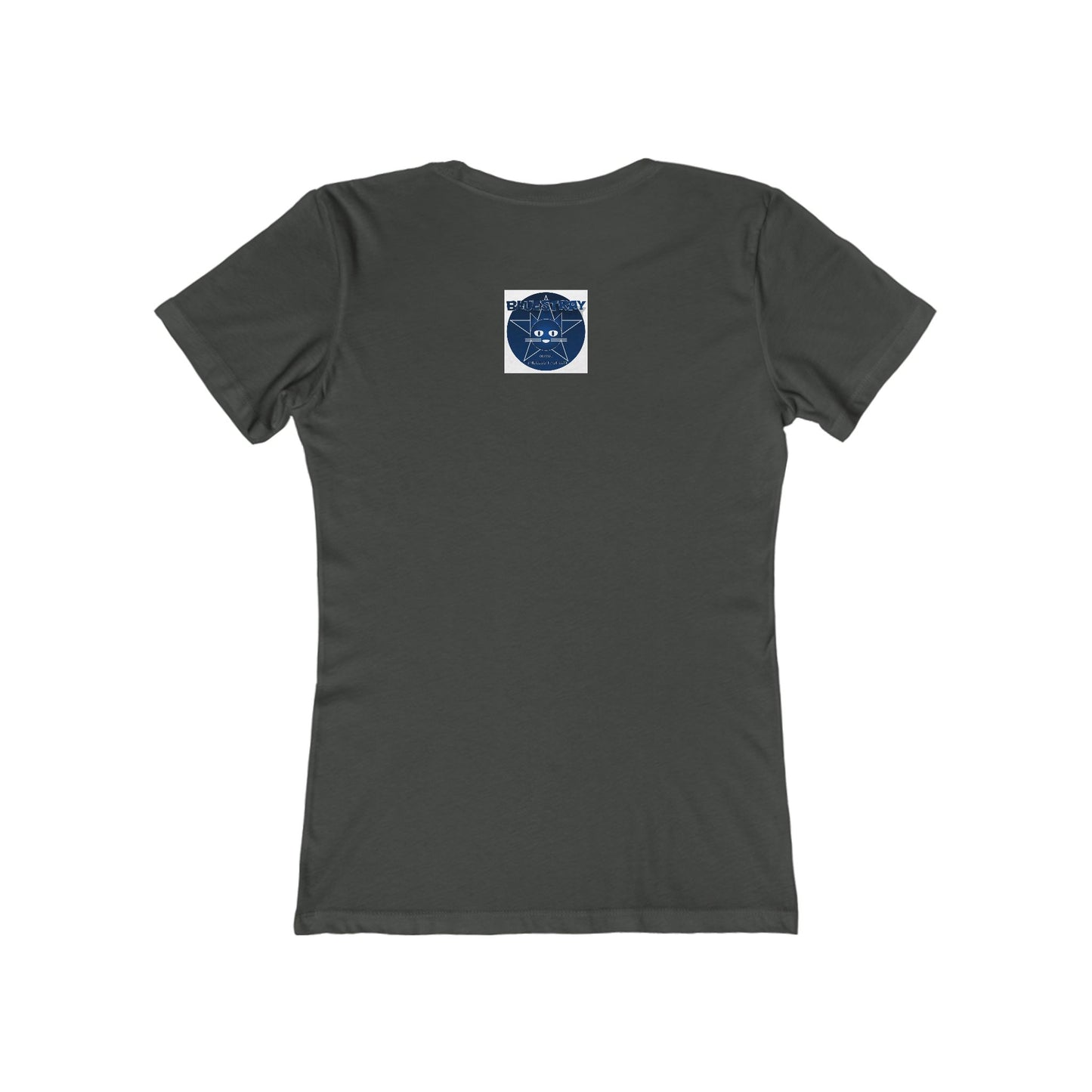 Cat Star Graphic Tee — "Bluestray" Women's Boyfriend T‑Shirt