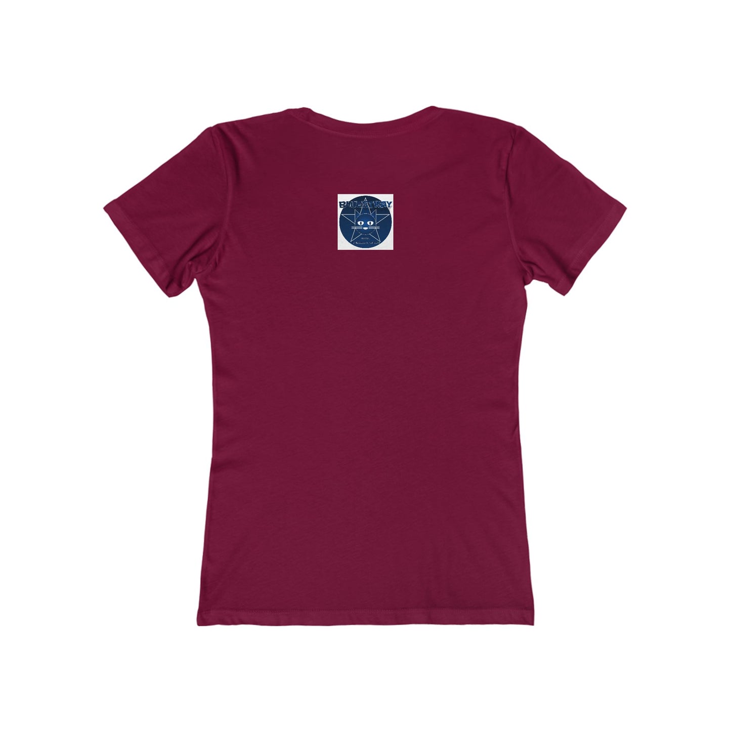 Cat Star Graphic Tee — "Bluestray" Women's Boyfriend T‑Shirt