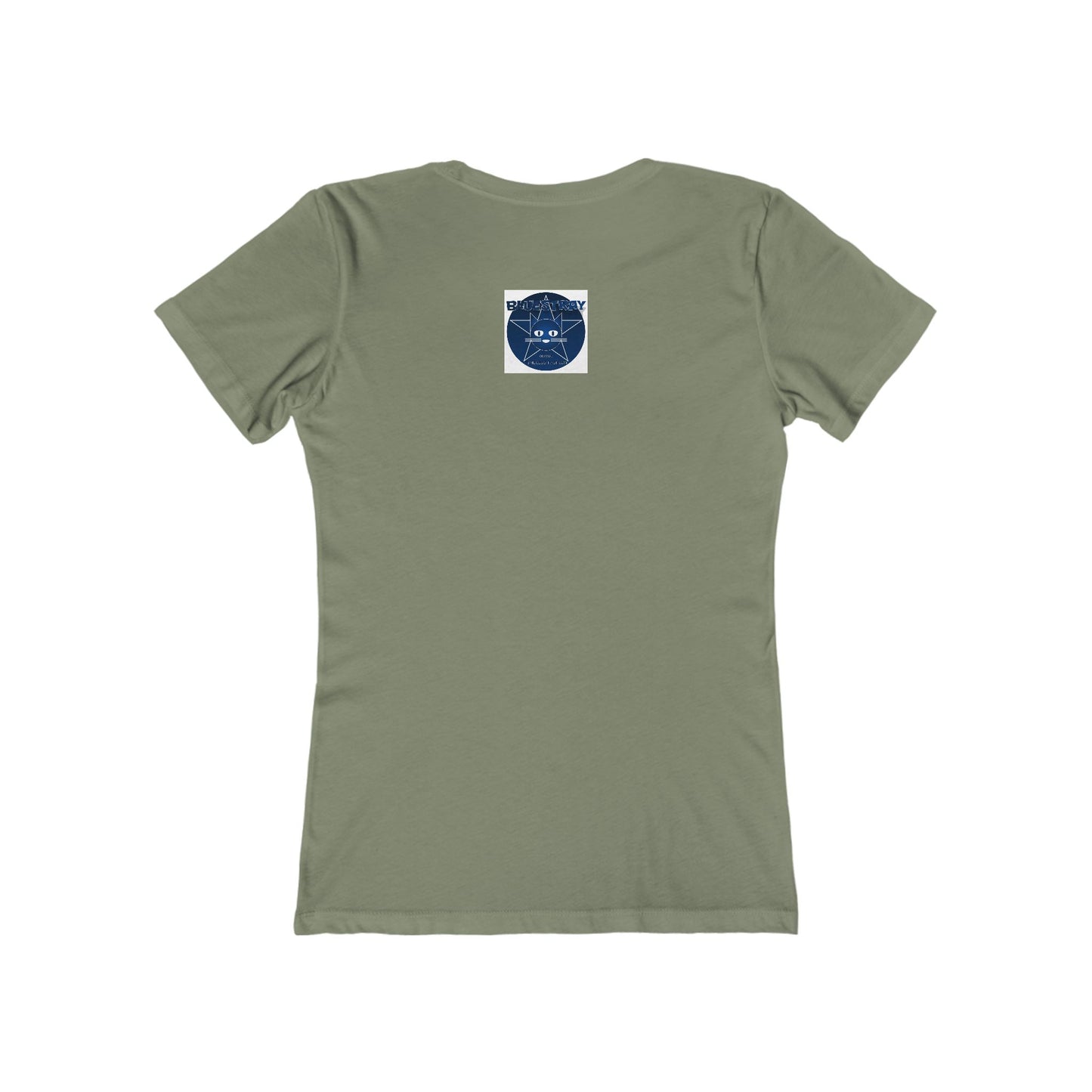 Cat Star Graphic Tee — "Bluestray" Women's Boyfriend T‑Shirt