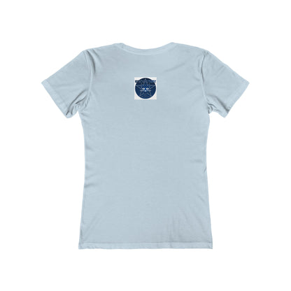 Cat Star Graphic Tee — "Bluestray" Women's Boyfriend T‑Shirt