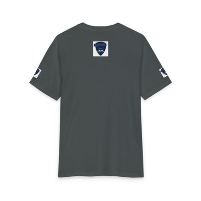 Bluestray Cat Shield T-Shirt — Retro Navy Crest Tee