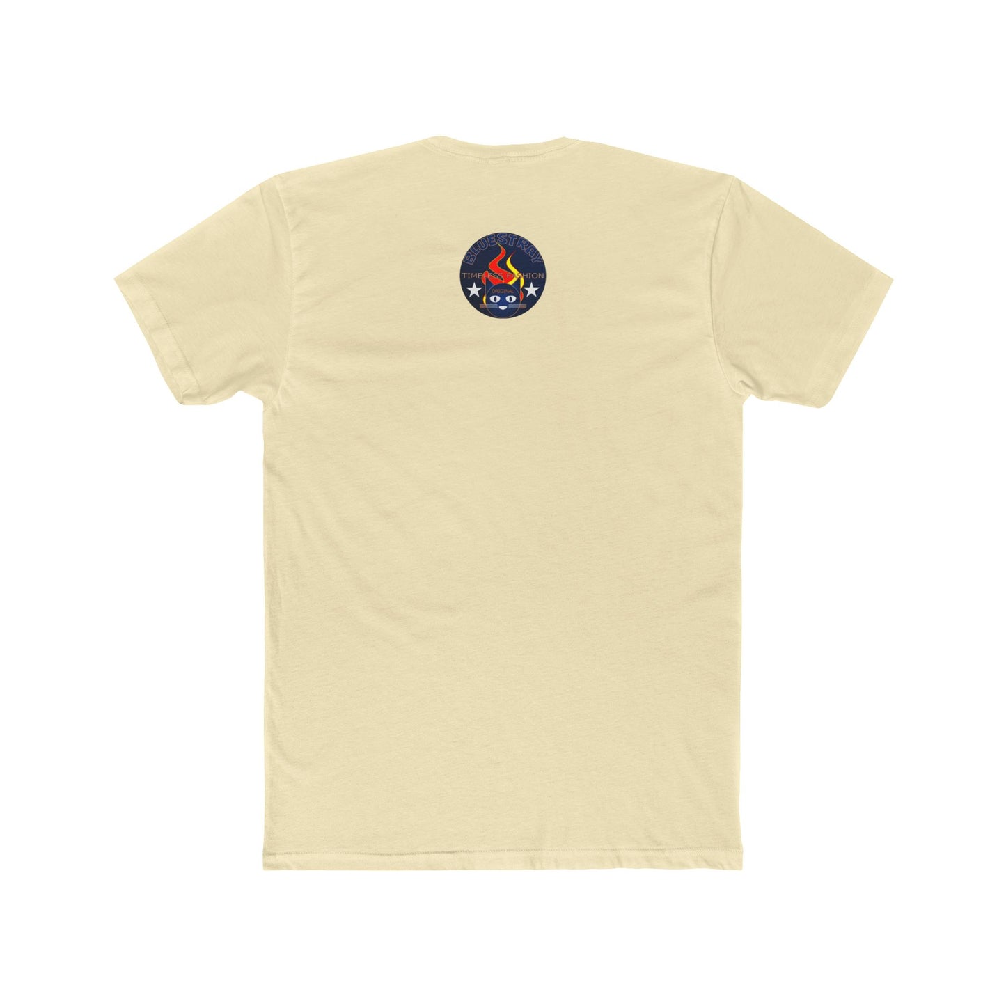 Retro Cat Flame Logo Tee — Bluestay Time & Motion Graphic T-Shirt