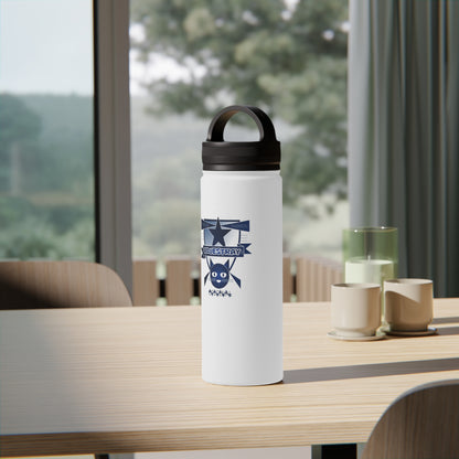Bluestray Star Cat Stainless Steel Water Bottle — Insulated Travel Bottle with Handle Lid