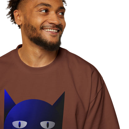 Bluestray Cat Tee — Graphic Men's Oversized T-Shirt