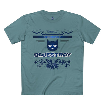 Bluestray Graphic Tee — Retro Cat Logo T-Shirt