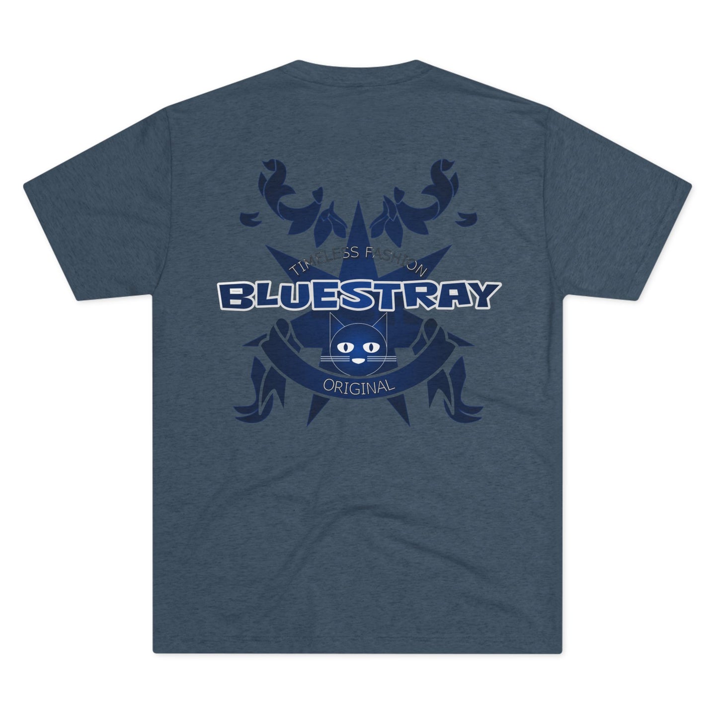 Bluestray Crab Graphic Tee — Nautical Cat Logo Short-Sleeve Shirt