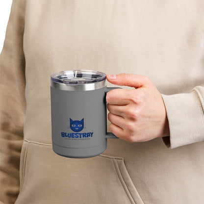 15oz Insulated Mug — Bluestray Cat Logo Travel Tumbler