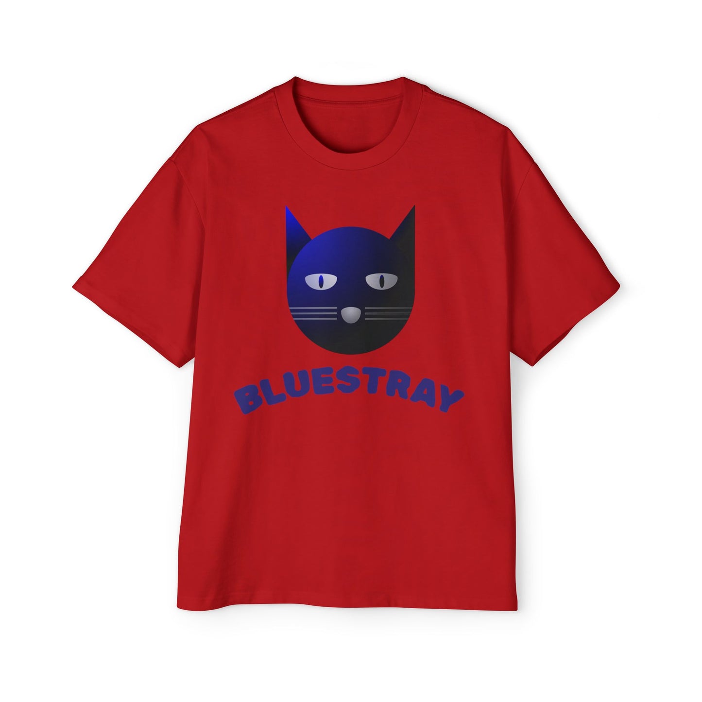 Bluestray Cat Tee — Graphic Men's Oversized T-Shirt