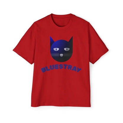 Bluestray Cat Tee — Graphic Men's Oversized T-Shirt
