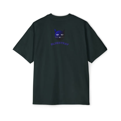 Bluestray Cat Tee — Graphic Men's Oversized T-Shirt