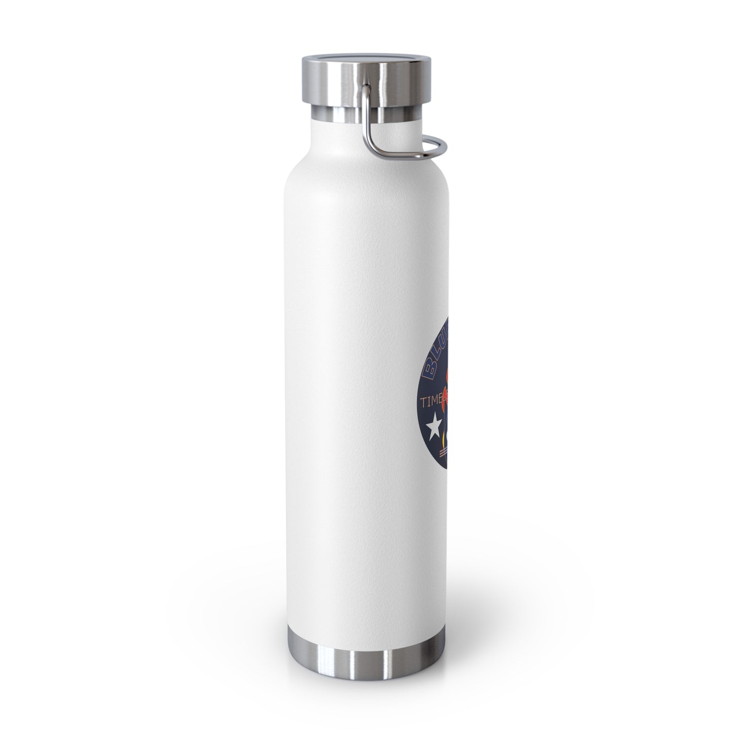 22oz Copper Bluestray Vacuum Bottle — Retro Campfire Logo Insulated Water Bottle