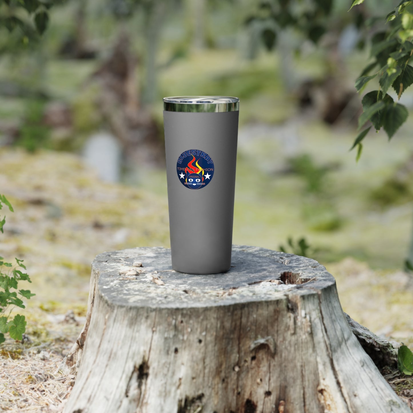 22oz Insulated Tumbler — Bluestray Mascot “Firestation” Team Logo