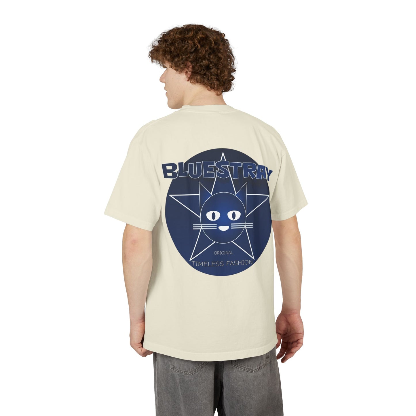 Bluestray Star Cat T-Shirt — Retro Graphic Tee