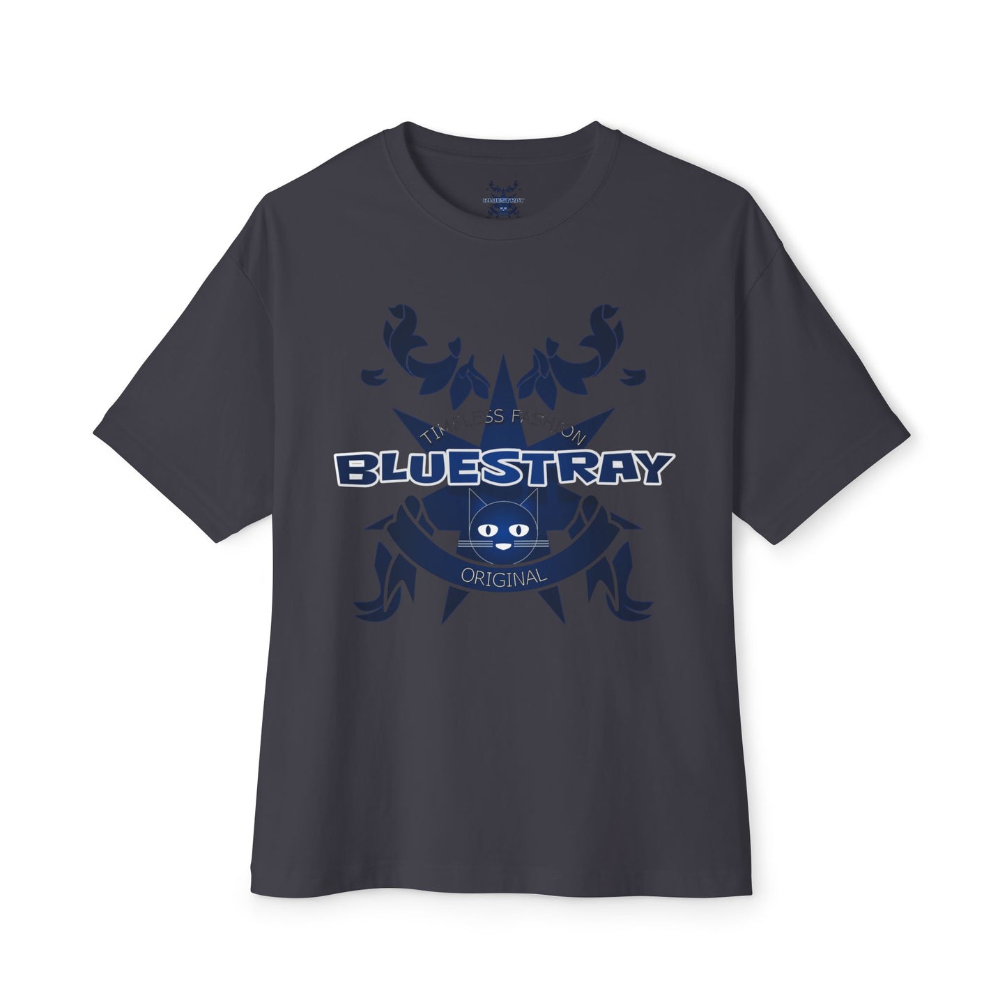 Bluestray Crab Graphic Tee — Oversized Boxy T‑Shirt