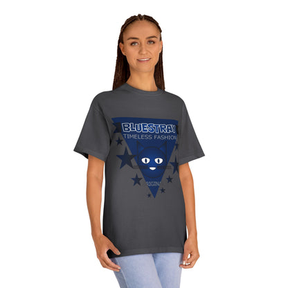 Bluestray Timeless Fashion Tee — Vintage Cat Triangle Logo T‑Shirt