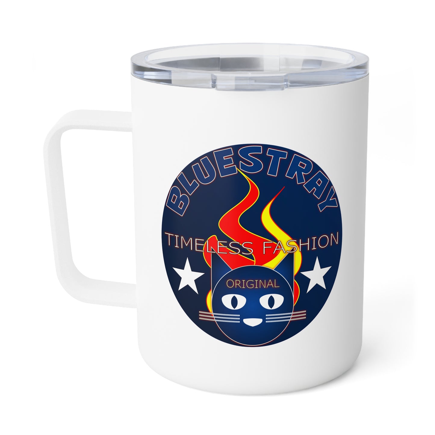 10oz Insulated Coffee Mug — Patriotic Bluestray Design