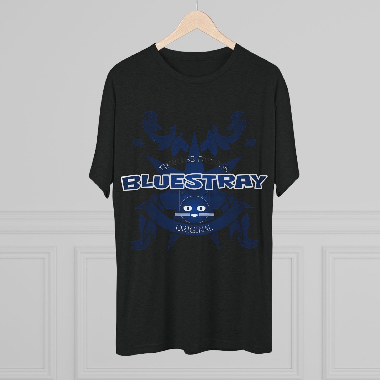 Bluestray Crab Graphic Tee — Nautical Cat Logo Short-Sleeve Shirt