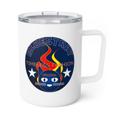 10oz Insulated Coffee Mug — Patriotic Bluestray Design