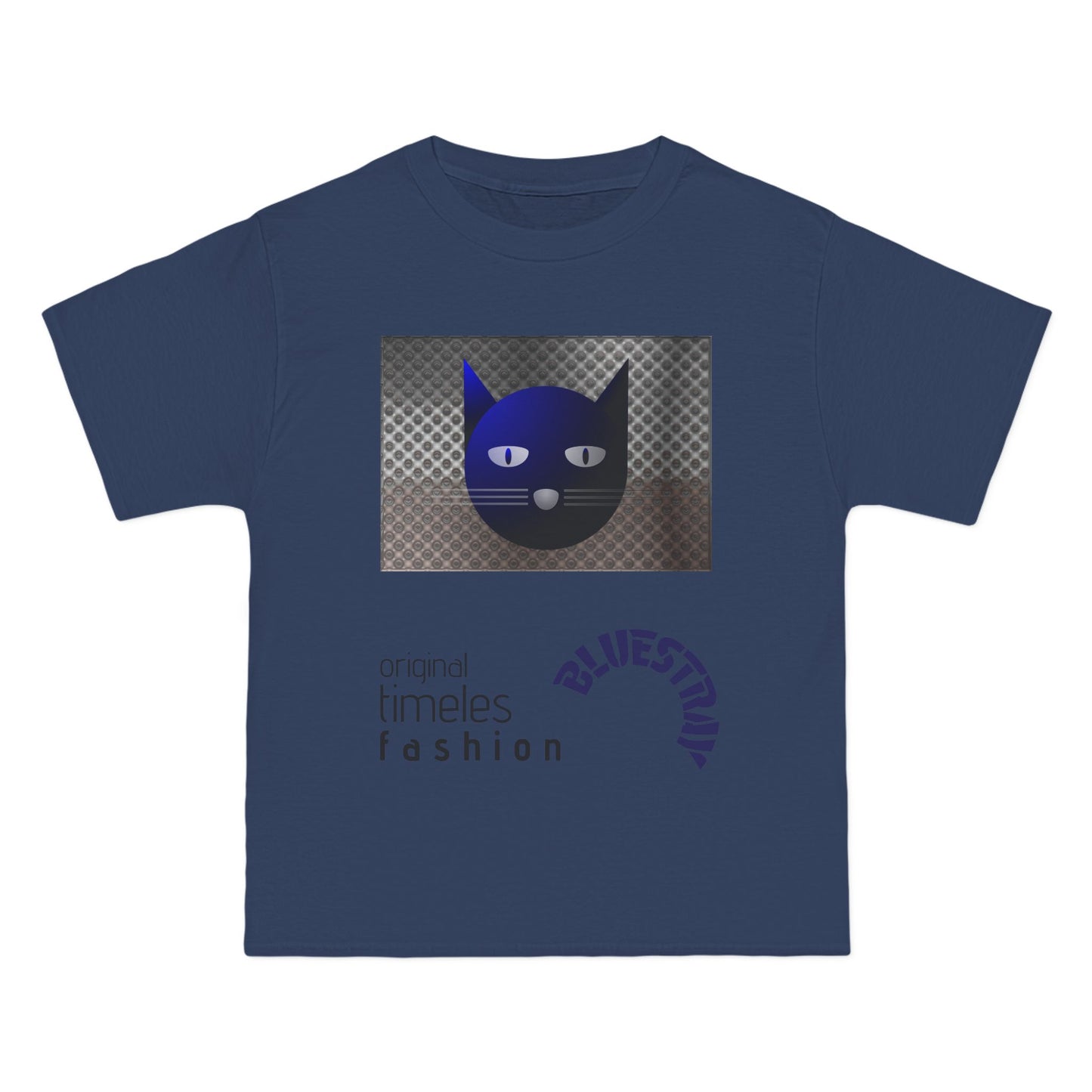 Bluestray Cat Graphic T-Shirt — 'BluesTown' Fashion Tee