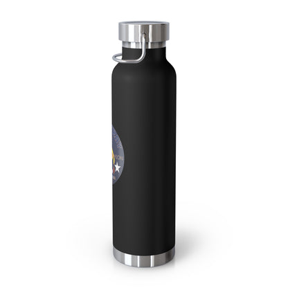 22oz Copper Bluestray Vacuum Bottle — Retro Campfire Logo Insulated Water Bottle