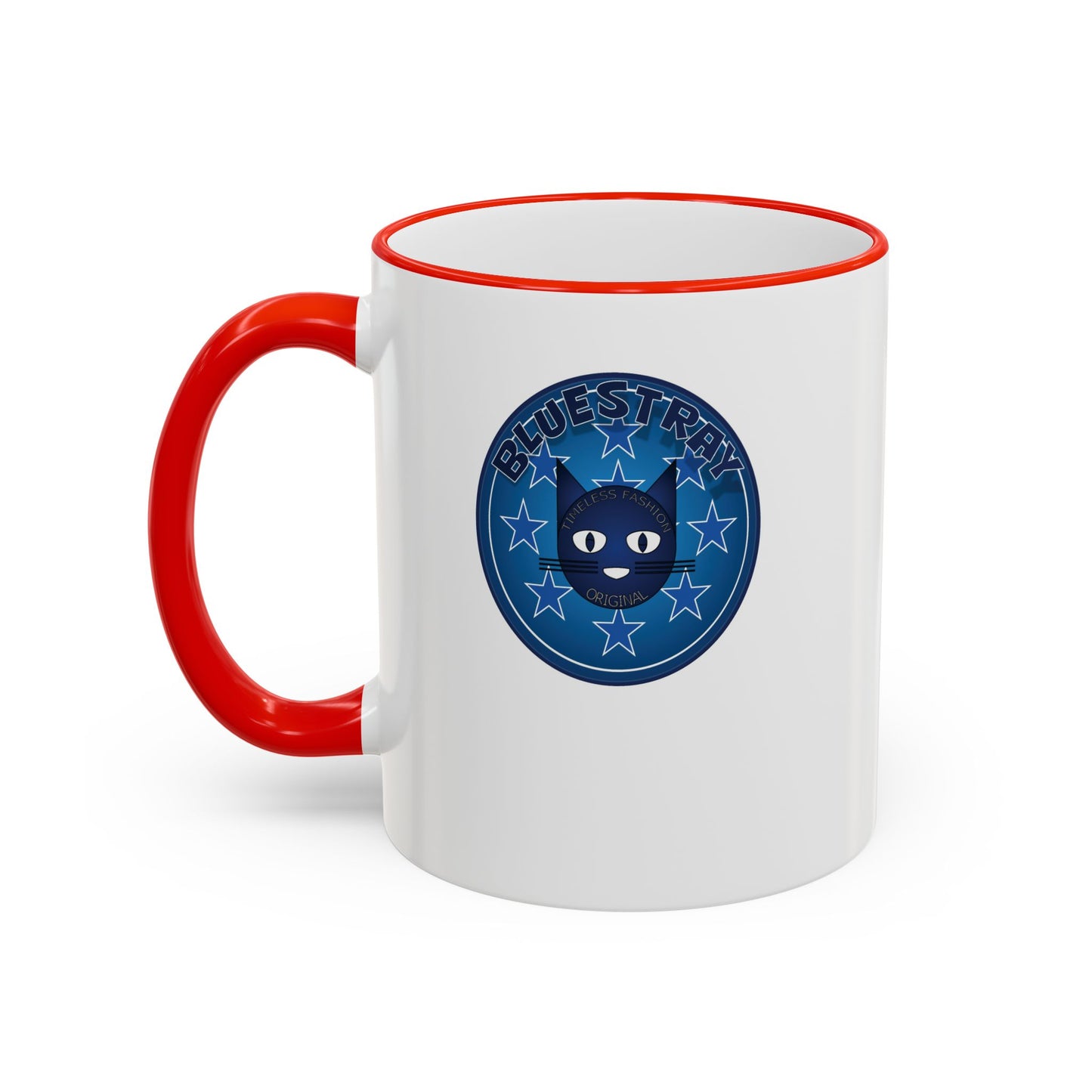 Bluestray Celtic Compass Accent Rim Mug — 11oz & 15oz Rustic Nautical Coffee Cup