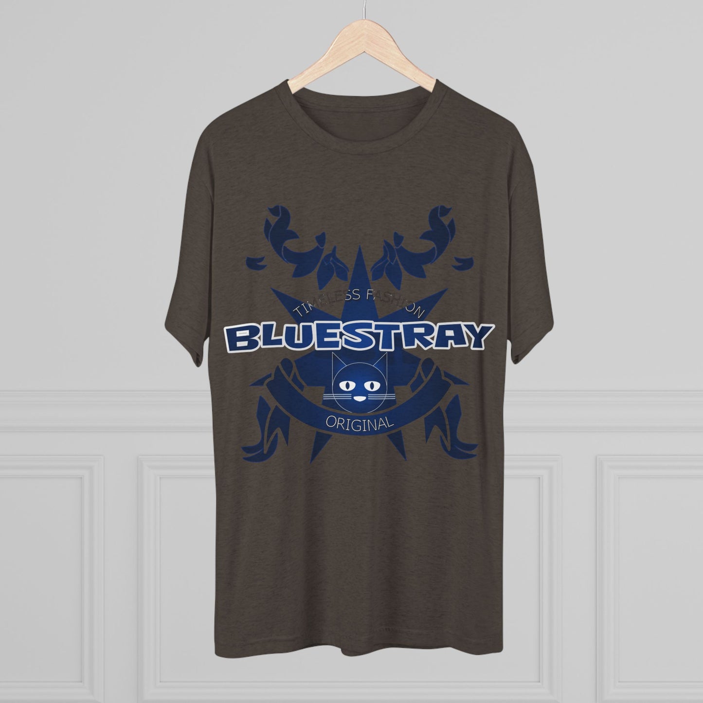 Bluestray Crab Graphic Tee — Nautical Cat Logo Short-Sleeve Shirt