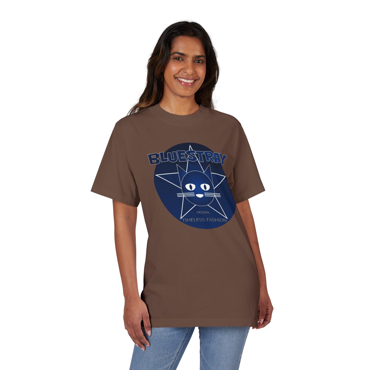 Bluestray Star Cat T-Shirt — Retro Graphic Tee