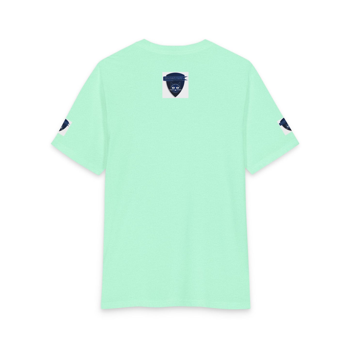 Bluestray Cat Shield T-Shirt — Retro Navy Crest Tee