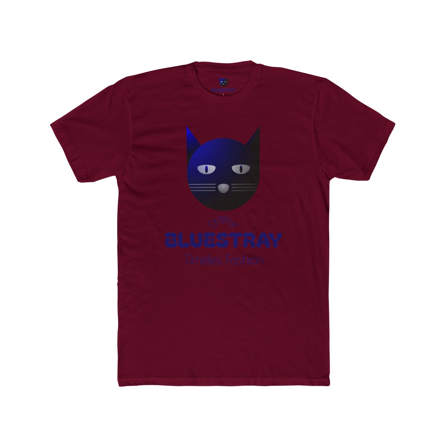 Bluestray Cat Graphic Tee — Timeless Fashion Cotton T‑Shirt