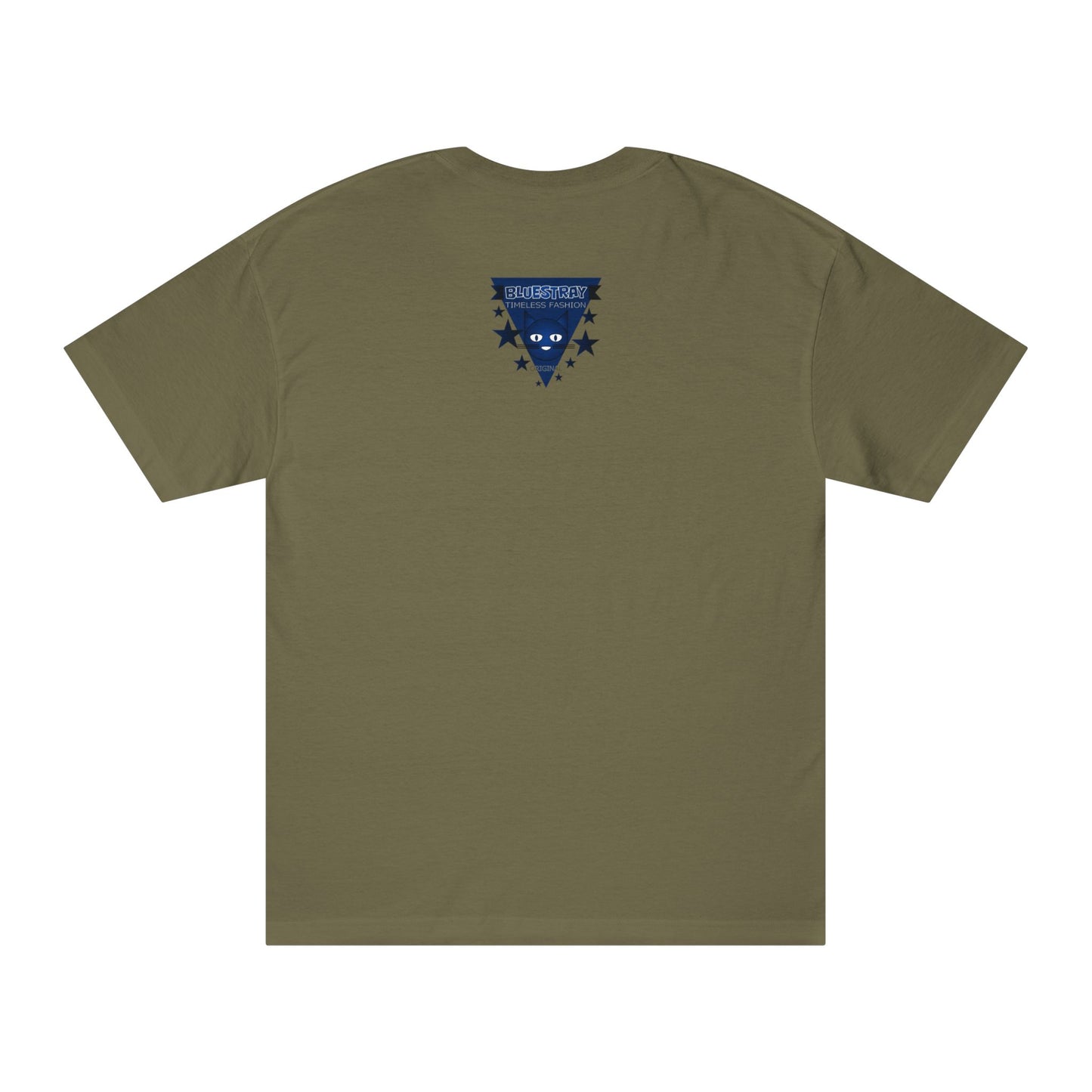 Bluestray Timeless Fashion Tee — Vintage Cat Triangle Logo T‑Shirt