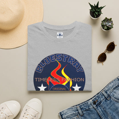 T-Shirt — Bluestary Timeless Fashion Graphic Tee (Flame Logo)