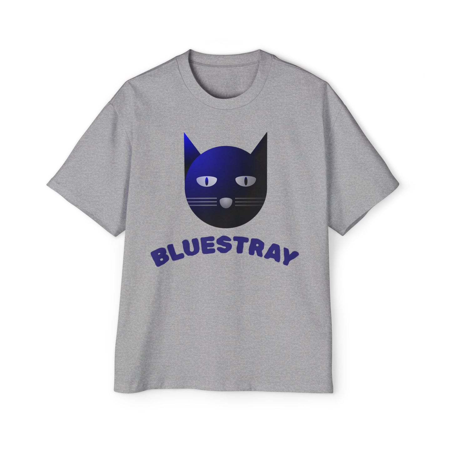 Bluestray Cat Tee — Graphic Men's Oversized T-Shirt